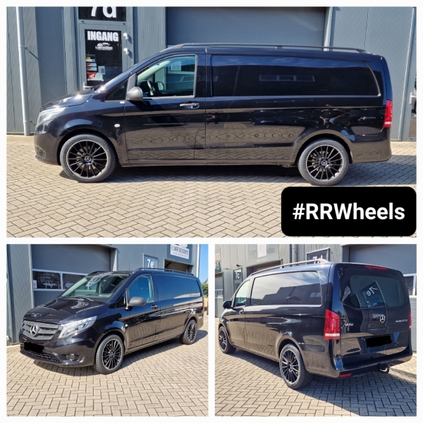 Mercedes Vito - 19 inch JF Luxury MB L452 Satin Black - 5x112 8J ET45