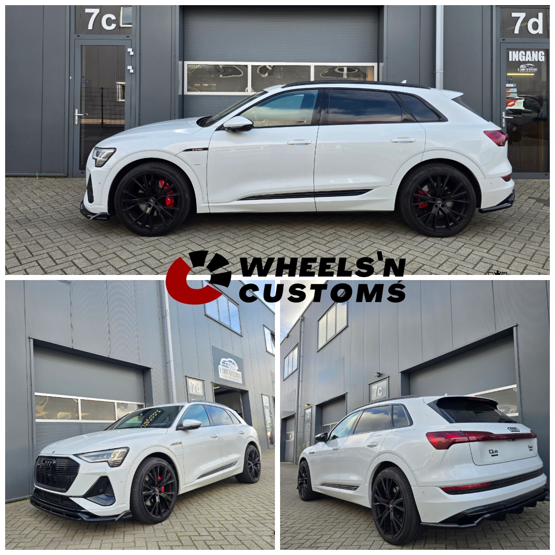 Audi Q8 E-Tron voorzien van Maxton Design onderdelen