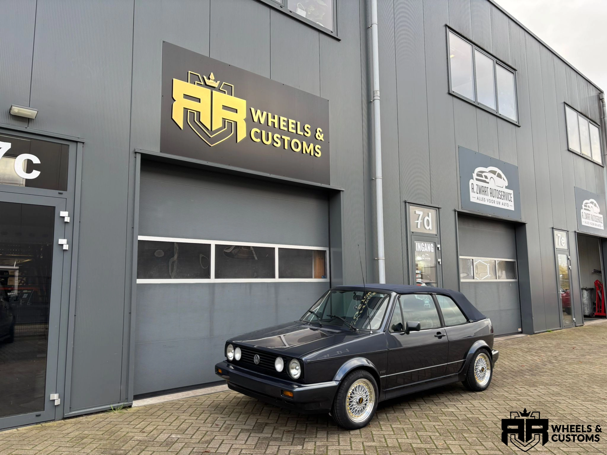 Volkswagen Golf 1 Cabrio - JF Luxury REW032 - Silver Polished