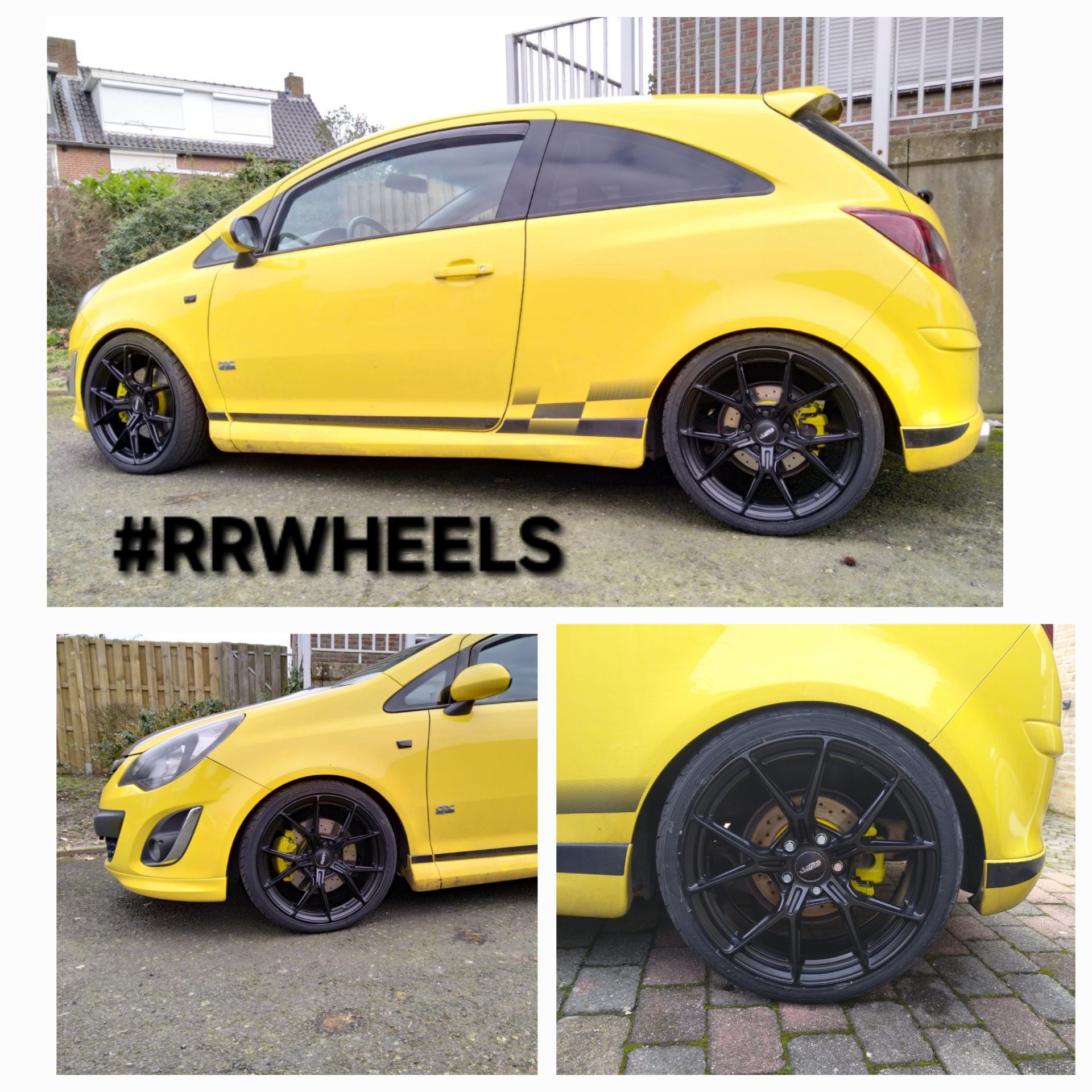 Opel Corsa D 1.6 Turbo - 18 inch ABS Velgen F21 Matt Black - 5x110