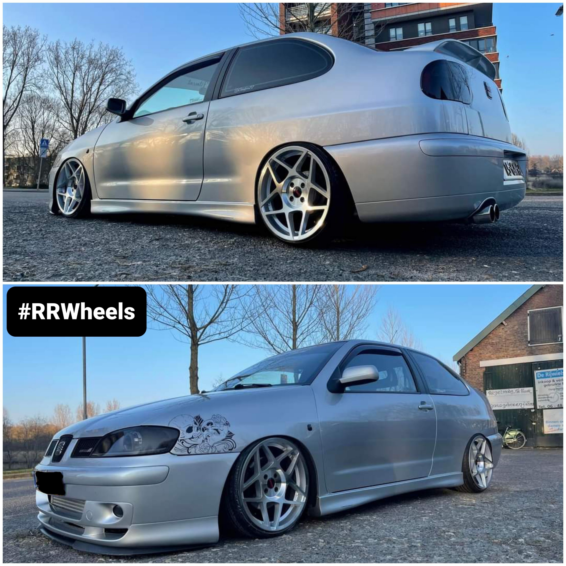 Seat Cordoba Cupra - 17 inch JF Luxury DH7 Model25 Zilver - 8J ET33