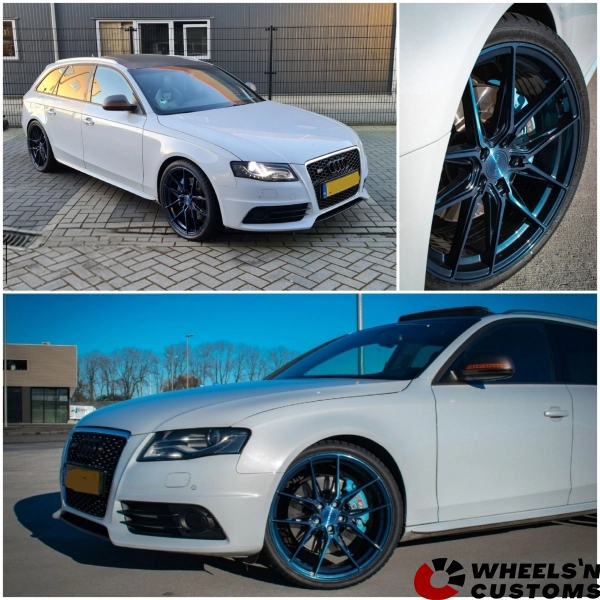 Audi S4 (B8 / Combi) - 20 inch Riviera RF107 Aqua Brushed - 5x112 8.5J ET35.