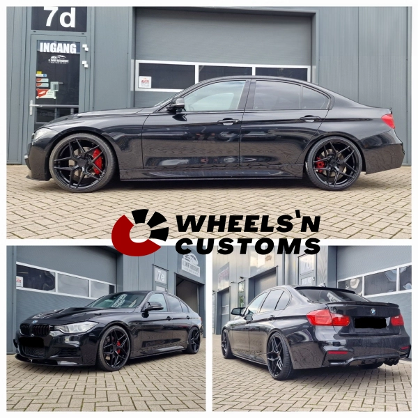 BMW 3 serie F30 - 20 inch Concaver CVR2 Platinum Black - 8.5J ET30 + 9.5J ET40.