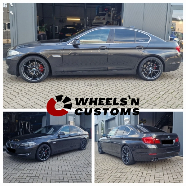 BMW 5 serie F10 - 20 inch  JF Luxury - DH7 series - Dark Gun Metal - 5x120 8.5J ET35 + 10J ET45.