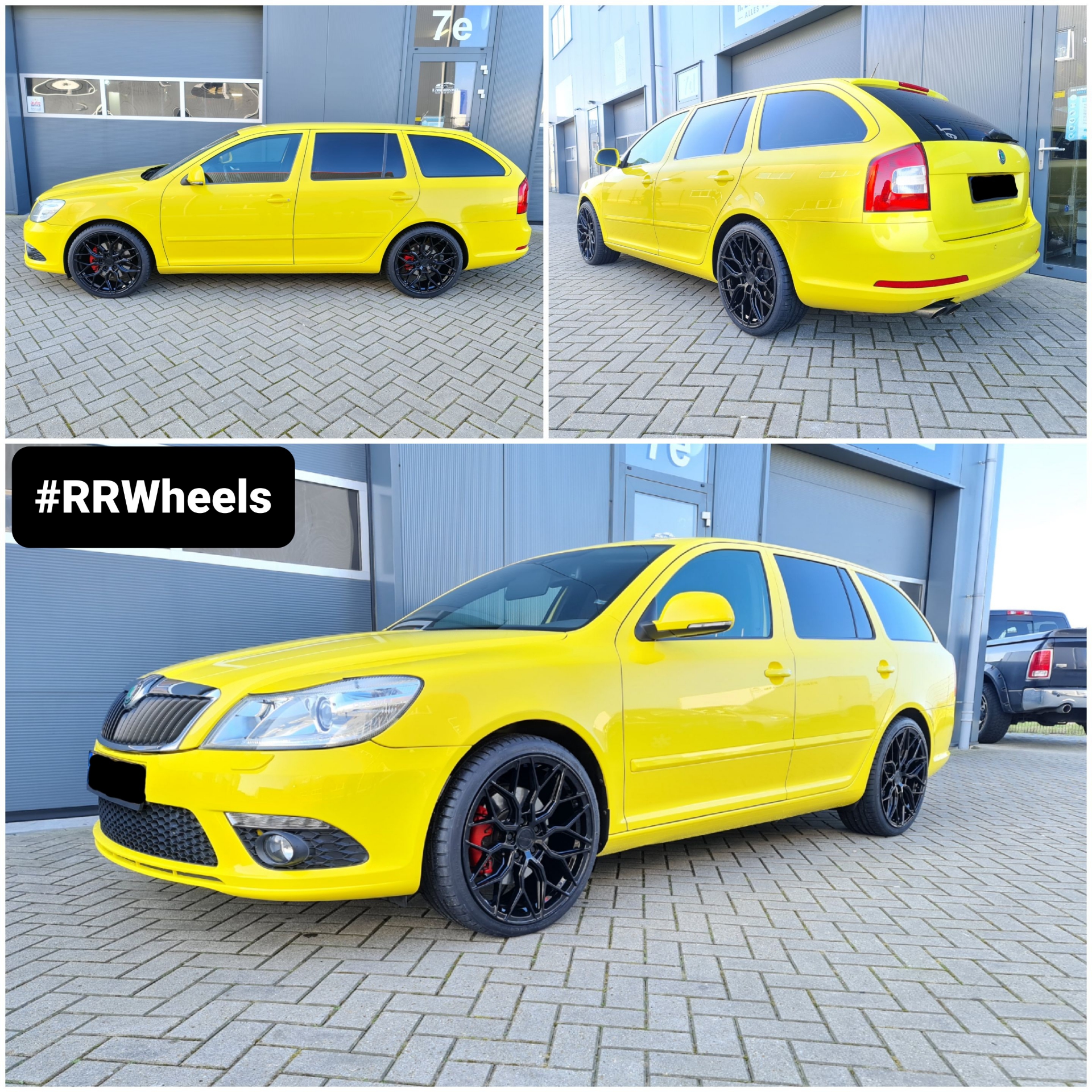 Skoda Octavia RS - 19 inch Riviera RF108 Gloss Black - 8.5J ET45