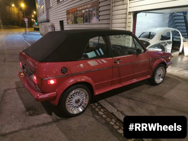 Volkswagen Golf 1 Cabrio - 16 inch JF Luxury REW032 silver Polished - 7J ET30