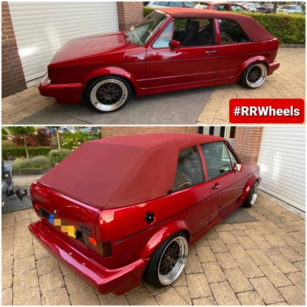 Volkswagen Golf 1 Cabrio - 16 inch Japan Racing JR23 - 8J ET30 + 9J ET20