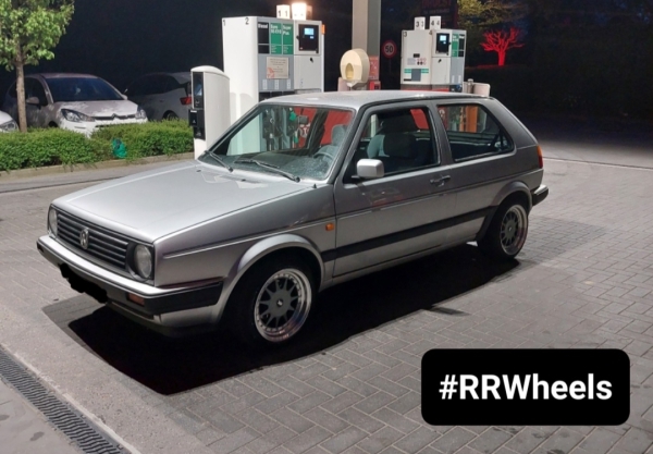 Volkswagen Golf 2 - 15 inch HSR H596 Gun Metal - 4x100 7.5J ET30