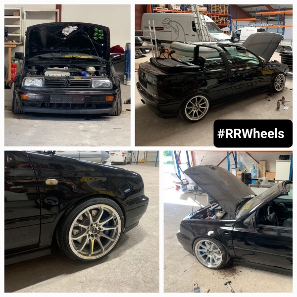 Volkswagen Golf 3 Cabrio - 17 inch JNC JNC006 Silver Machined - 5x100 9J ET30