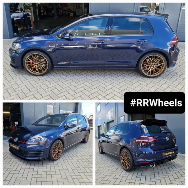 Volkswagen Golf 7 - 19 inch Japan Racing Platinum Bronze - 5x112 8.5J ET40