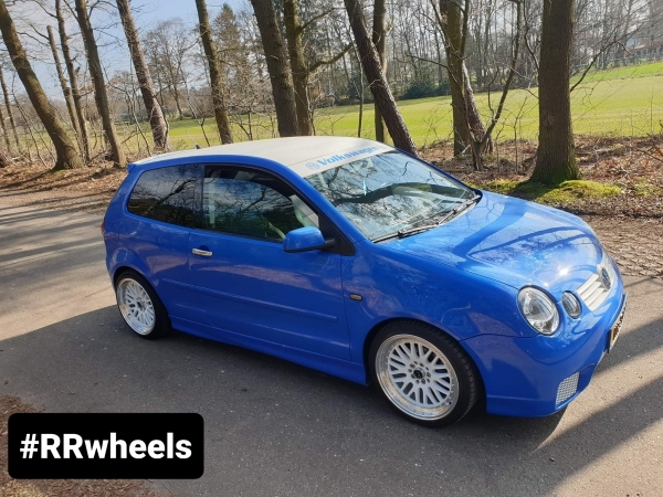 Volkswagen Polo MK4 - 17 inch JNC JNC001 White Machined Lip - 5x100 8J ET25