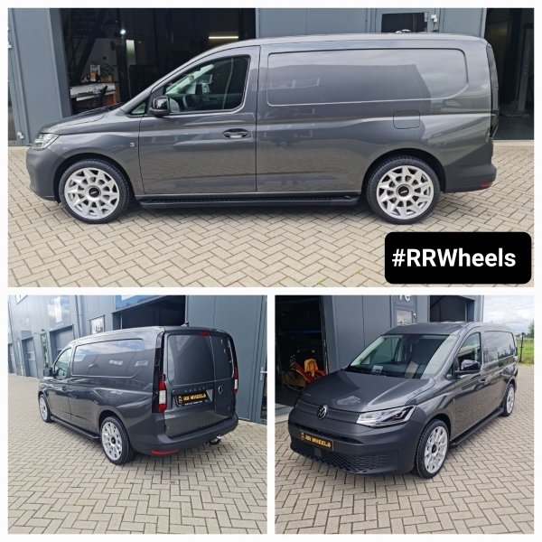 Volkswagen Caddy Cargo - 19 inch Rotiform R124 CVT Gloss Silver - 5x112 8.5J ET45