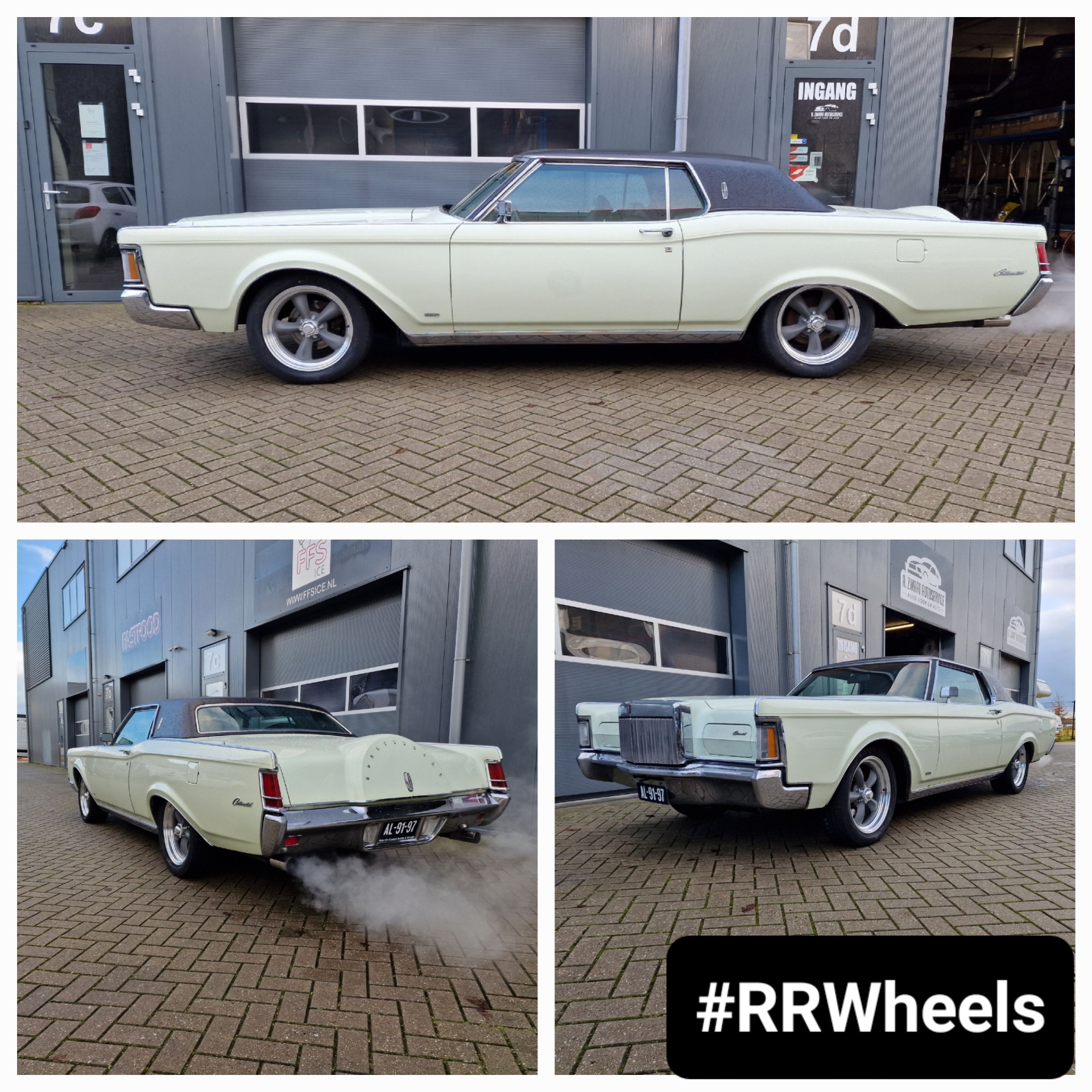 Lincoln Continental Mark 3 - 18 inch American Racing Vn215 Torq Thrust 2 - 7J ET6