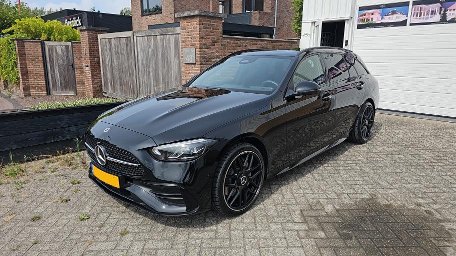 Mercedes C Estate - 19 inch JF Luxury - AMG Design M933 Matt Black Machined Lip - 5x112 8.5J ET38 + 9.5J ET43