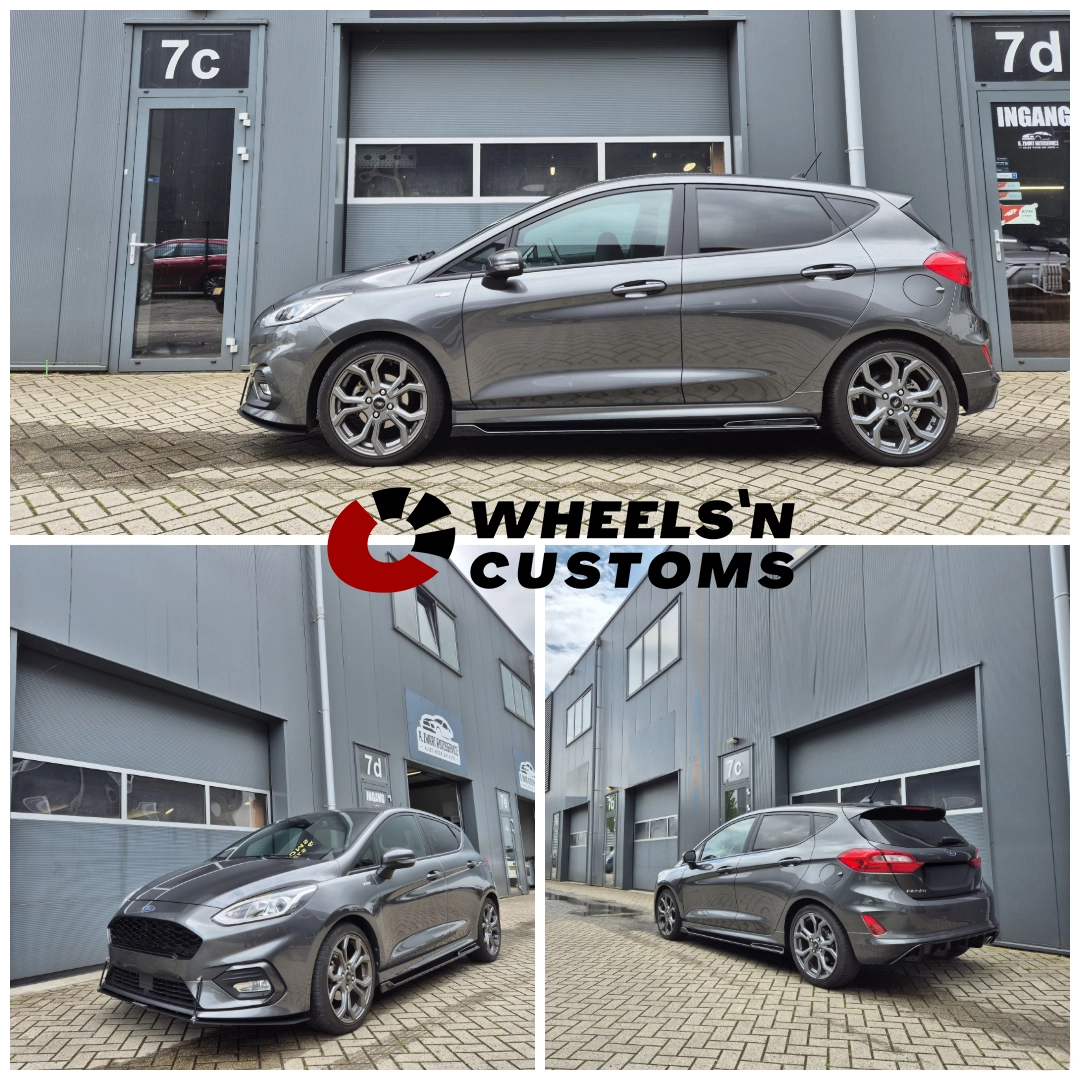 Ford Fiesta voorzien van Maxton Design onderdelen