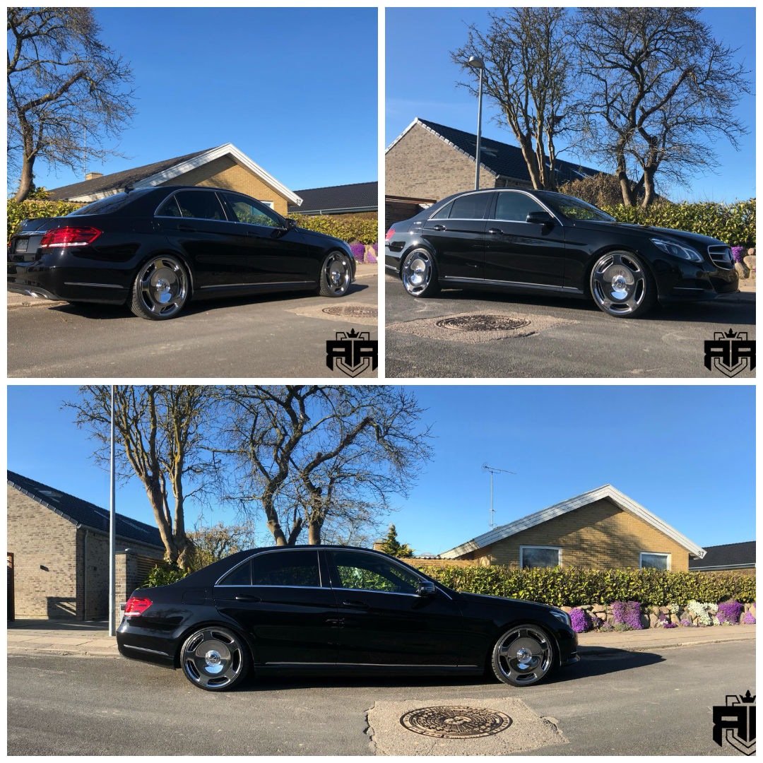 Mercedes E-klasse - 20 inch JF Luxury FH Series 3068 Vacuum Chrome Maybach - 5x112