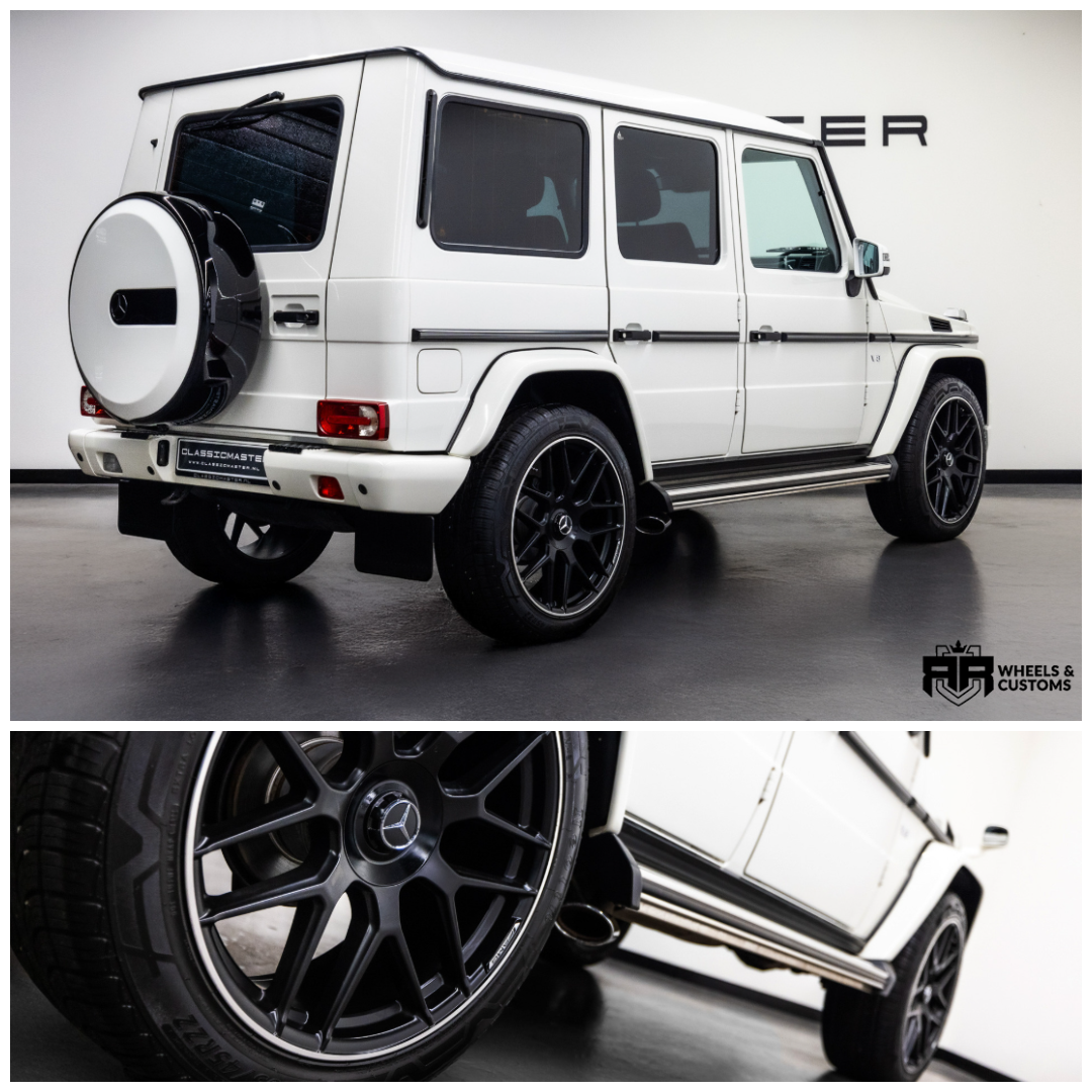 Mercedes G-klasse G500 - 22 inch JF Luxury - AMG Design / G-wagon M933 Matte Black Machined lip - 10J ET35