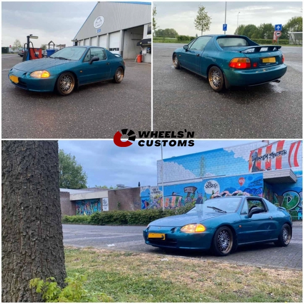 Honda Del sol - 16 inch JF Luxury - Bronze deep dish - 7.5J ET35.