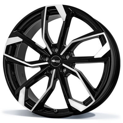 RC Design RC Design RC34 Glanzend zwart / front gepolijst (SGVP) 17" 5x110 ET41.0 B65.10